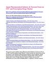 MarketAark : || Japan Pharmaceutical Industry||Forecast-Focus on OTC and Prescription Drugs Marke