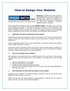 How to Design your Website
