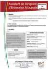 Assistant de Dirigeant d'Entreprise Artisanale - ISFA d'Evreux, centre de formation