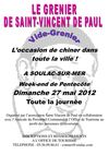 Affiche Grenier St Vincent 12 rose