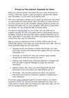 Privacy on The Internet- Essential for Users