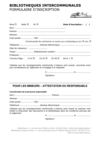 Formulaire d'inscription à imprimer