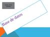 base datos
