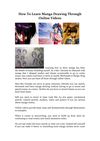 How To Learn Manga Drawing Through Online Videos