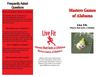 Masters Games of Alabama Brochure 