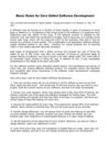 Basic Rules for Zero Defect Software Development