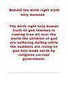 birth right holy human messiah