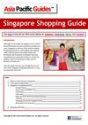 Singapore Shopping Guide