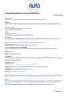 Enduit d’imprégnation universel AURO 315 - FIche technique