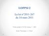 Fiche projet n°3 C2i niveau 1 IED LOPPSI par Anita Thevissen