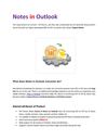 Notes in Outlook