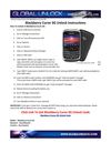 Blackberry Curve 3G Unlock Instructions