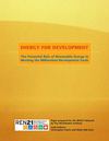 The Potential Role of Renewable Energy in Meeting the Millennium Development Goals 