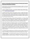 What Are The Benefits Of Enterprise Resource Planning And Customer Relationship Management Software