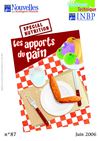 Supplément technique n°87 - Spécial nutrition - Les apports du pain