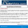 Quadrilateral Definition