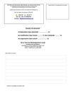 Dossier de demande de la Taxe de Développement Local (TDL)