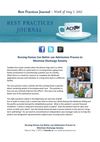Best Practices Journal - Better Nursing Home Admissions - 05.07.2012