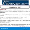 Equation of Line