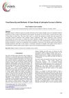Food Security and Biofuels: A Case Study of Jatropha Curcas in Bolivia 