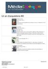 BD : un an d'acquisitions