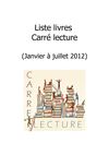 Sélection Carré Lecture