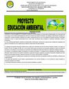 PROYECTO EDUCACIÓN AMBIENTAL