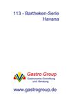 Bartheken-Serie Havana - mit integrierter Kühltechnik