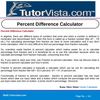 Percent Difference Calculator