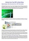 How to Create a Word Document from a PDF File Instantly