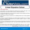 Linear Equation Solver
