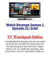 Watch Revenge Season 1 Episode 21 Grief