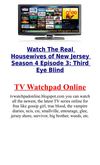 Watch The Real Housewives of New Jersey Season 4 Episode 3 Third Eye Blind