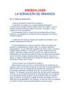 Donación de Órganos 