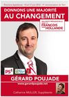 Affiche Gérard Poujade