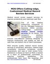 MOS Offers Cutting-edge, Customized Medical Record Review Services 
