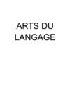 Arts du langage 2