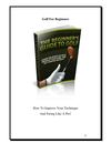 Learn The Basics of The Golf