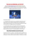 hack facebook password