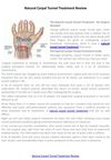 Natural Carpal Tunnel Treatment Review-Pdf
