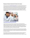 Pharmacy Technician Schools Are The Key To Your Future