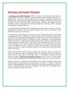 Marriage and Family Therapist