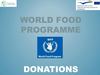 WFP - donations