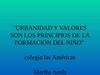 valores del niño