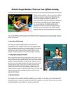 Website Design Mistakes That Lose Your Affiliate Earning