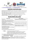 Rapport d'activités 2011-2012