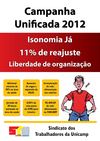 Cartaz da Campanha Salarial 2012