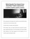 What Results You Expect from Smartlipo Triplex Liposuction
