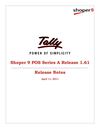 Shoper 9 POS Release Notes | Tally Data Conversion | Tally Solutions | Tally Synchronisation