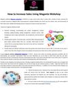 How to Increase Sales Using Magento Webshop